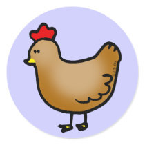 Little hen stickers