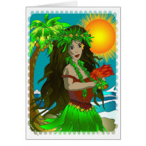 Little Hula Card