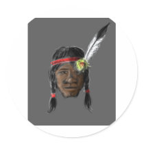 Little Indian - Digital drawing stickers by manceryder Little Indian - Digital drawing stickers