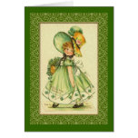 Little Irish Girl Greeting Card
