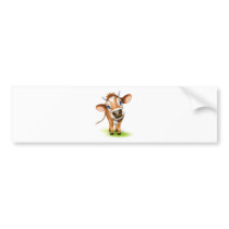 Little jersey cow bumper stickers
