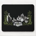 Little John and the sherwoods black mousepad
