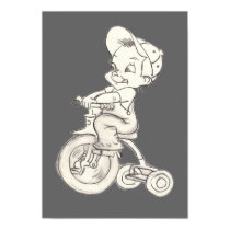 little johnny riding bike posters