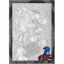 Little Kid's Motocross Photo Frame photo sculptures
