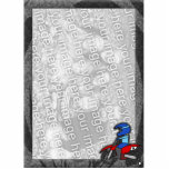 Little Kid's Motocross Photo Frame Acrylic Cut Out