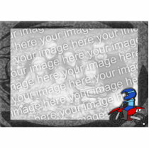 Little Kid's Motocross Picture Frame photo sculptures