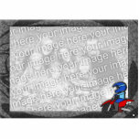 Little Kid's Motocross Picture Frame Photo Cutout
