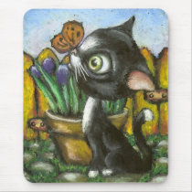Little Kitty mousepads by tanyabond Little Kitty mousepads