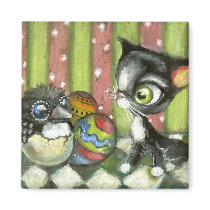 Little Kitty's adventures magnets