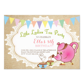 Ladies Tea Invitations &amp; Announcements | Zazzle