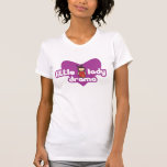 Little Lady Drama with purple heart Tshirt