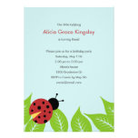 Little Ladybug Birthday Party Invitation invitations