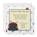 Little Ladybug Cutie Personalized Invitations