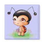 Little Ladybug Girl Magnet