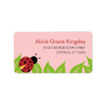 Little Ladybug Kids Address Label labels
