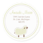 Little Lamb Address Label stickers
