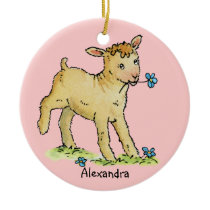 Little Lamb Baby Ornament