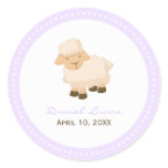 Little Lamb Baptism Sticker