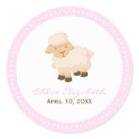 Little Lamb Baptism stickers