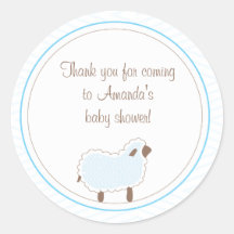Little Lamb Favor Sticker