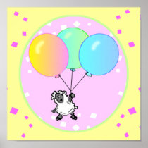 Little Lamb Print on Canvas