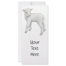 Little Lamb Rack Card rack cards by twopurringcats Little Lamb Rack Card rack cards