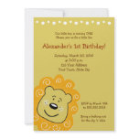 Little Leo Lion BIRTHDAY Invitation 5 x 7