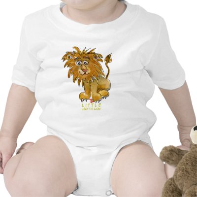 Little Leo the Lion  for Infants T Shirts by zooogle