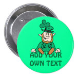 Little Leprechaun - Add Your Own Text Pin