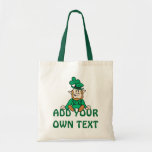 Little Leprechaun - Add Your Own Text Tote Bag