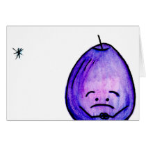 Little Lost Grape Greeting card cards