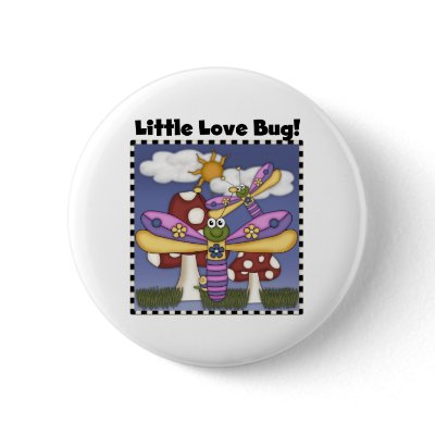 Little Love Bug Buttons by toddlersplace