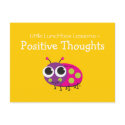 Little Lunchbox Lessons - Positive Thoughts postcards