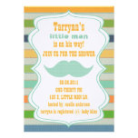 LITTLE MAN Baby Shower & Birthday Invitation