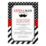 Little Man Baby Shower Personalized Invite