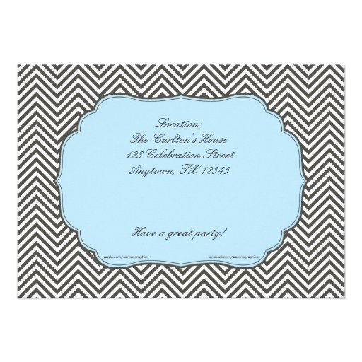 Little Man First Birthday Invitations