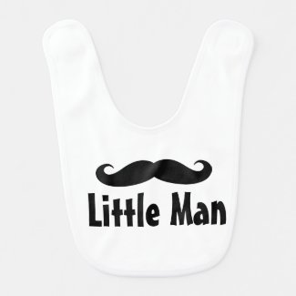 Little man mustache bib | Funny gift for new baby