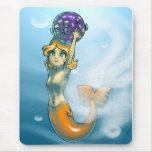 Little Mermaid & blowfish Mousepad