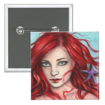 Little Mermaid Button buttons