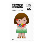 Little Mexican Girl postage