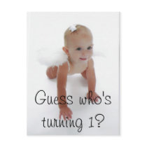 Little Miss Angel, Guess who's turning 1? postcards
