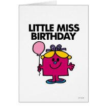 Little Miss Birthday Classic 1 cards