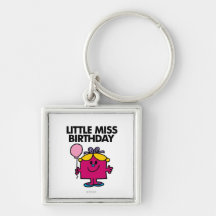 Little Miss Birthday Classic 1 Key Chains