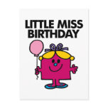 Little Miss Birthday Classic 1 Post Card