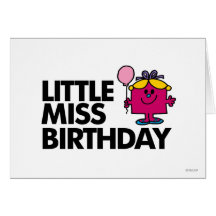 Little Miss Birthday Classic 2 Greeting Cards
