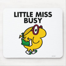 Little Miss Busy Classic Mouse Pad