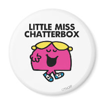 Little Miss Chatterbox Classic 1 Refrigerator Magnet