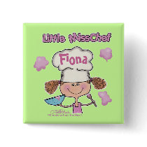 Little Miss Chef Personalize Pins