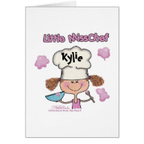 Little Miss Chef Personalize Card