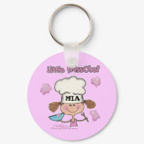 Little Miss Chef Personalize keychains
